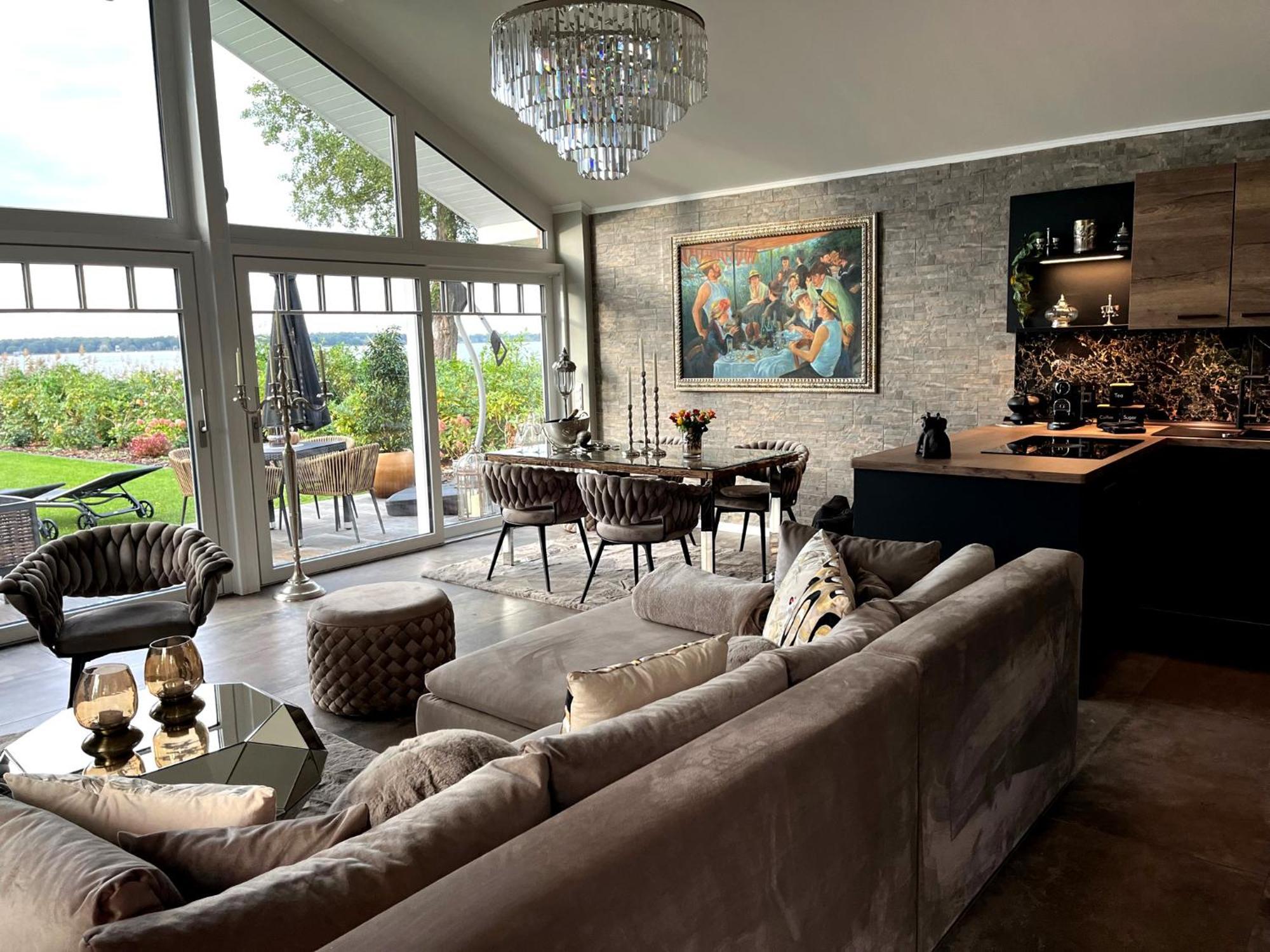 Ferienhaus Sea Point 5 Sterne Direkte Seelage Mit Eigenem Bootsteeg Naehe Spielcasino Jagdhaus Eiden 250 M *